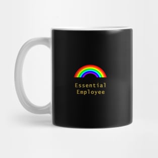 Small Essential Employee Meme Rainbow Mug